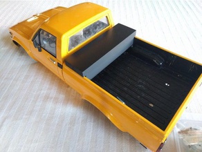 1 10 rc cama do caminhão caixa de ferramenta o controle rádio 3d print model - Mito3D