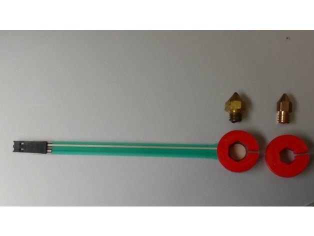 anet et4 sensor rings 8mm 6mm adapter plug 3D print model - Mito3D