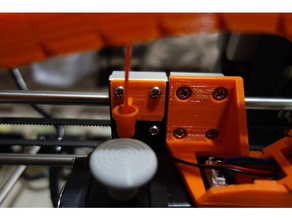 migliorata anet a8 filamento guida + slot aggiornamento 3d print model - Mito3D