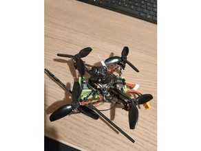 happymodel larva montagem de bateria a drone fpv x larvax monte upa 3d print model - Mito3D