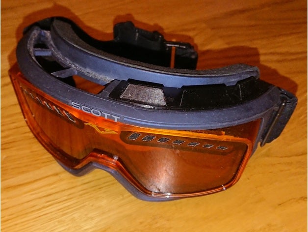 scott ski goggle ventilation downhill 3D print model - Mito3D