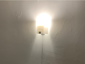 moderne Wandleuchte Beleuchtung Wand-Lampe 3d print model - Mito3D