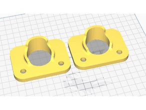 1in pvc support 3d print model - Mito3D