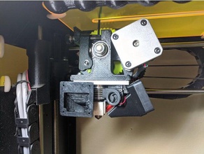 left side extruder fan duct lulzbot mini 40mm aleph objects cooling mount shroud 3d print model - Mito3D