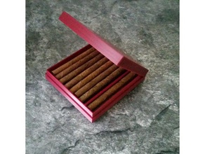 box schachtel zigaretten kiste einfach zigarettenschachtel 3d print model - Mito3D