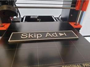 skip ad &gt Anzeige überspringen youtube 3d print model - Mito3D