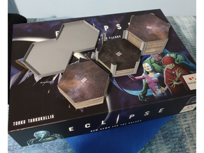 eclipse boardgame hexágono recipiente 3d print model - Mito3D