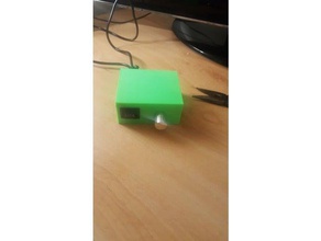 boitier r gulateur vitesse moteur miniature pwm verser mini tournée bois 3d print model - Mito3D