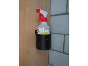 putzmittelhalter-Reiniger-spray Halter 3d print model - Mito3D