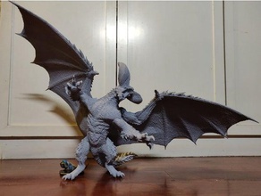 mhw nergigante deprecated see summary capcom creature dragon figurine game monster hunter video 3d print model - Mito3D