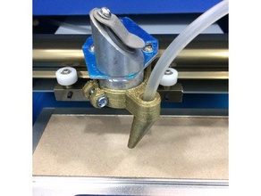 k40 laser air assist m3 nozzle nut screw 3d print model - Mito3D