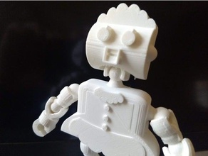 rosie Roboter-Dienstmädchen - jetsons klicket-kompatibel action-Figur android bot doll Magd Roboter 3d print model - Mito3D