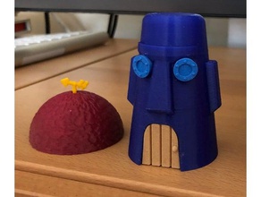 patrick - lula molusco casas spongebob squarepants estrela bob esponja 3d print model - Mito3D