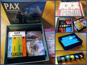 pax transhumanity Veranstalter Brettspiel boardgames boardgamesinlay Brettspiel-inserts - inlay einfügen 3d print model - Mito3D