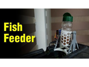 fish feeder arduino + servo motor 3d print model - Mito3D