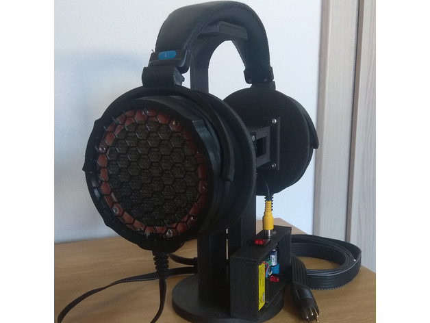 casque de mesure la plate-forme d'écoute stand le titulaire outil 3D print model - Mito3D