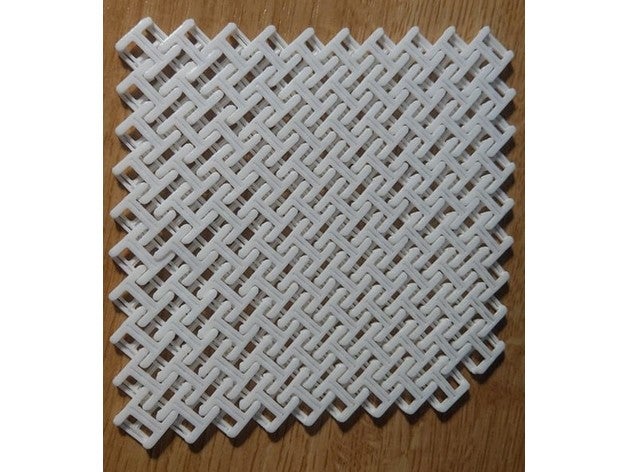 cotta di maglia 10x10 catena 3D print model - Mito3D