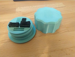 micro-sd-box - Karte container gopro micro sd Schutz sd-Karte storage box 3d print model - Mito3D