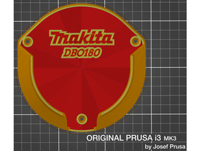 makita dbo180 orbital sander wall mount 3d print model - Mito3D