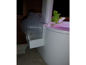 click & grow smart giardino 9 - coperchio trasparente titolare 3d print model - Mito3D