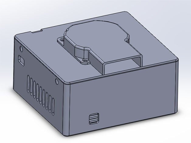 elettronica case sinistra geeetech a10 3D print model - Mito3D