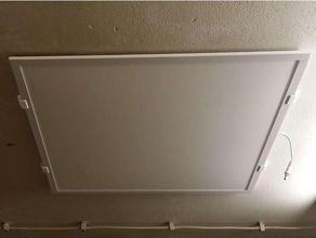 proventa 62cm led panel ceiling mount clip multiclip lamp led-panel 3d print model - Mito3D