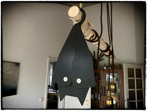 bat coat hanger batman bruce hook wardrobe wayne 3d print model - Mito3D