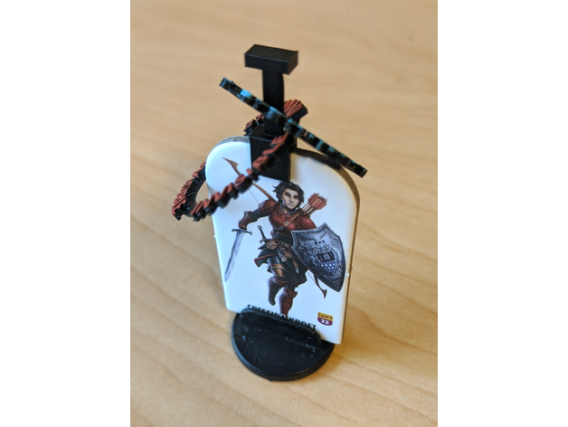 pathfinder pawn clip 3D print model - Mito3D