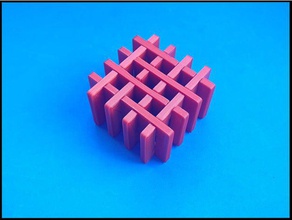 treillis de puzzle réglable jughete pasatiempos puzzles rompecabezas jouet 3d print model - Mito3D
