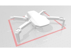 mavic mini maqueta dji drone ficticio figura plegable la modelo 3d print model - Mito3D