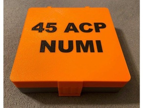 45 acp boîtes - 100 rnds 3d print model - Mito3D