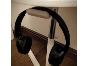 headphone hanger headphones hook 3d print model - Mito3D