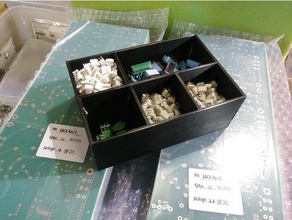 component small parts trays 3d print model - Mito3D