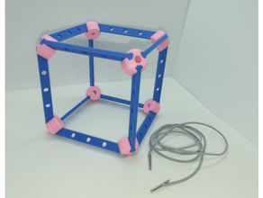 cube model pedagogically stretched 3d print model - Mito3D
