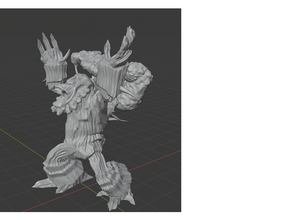 noctusmirus druide treant monde de warcraft 3d print model - Mito3D