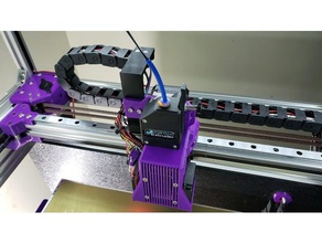 cavo catena di monti 10mm x 15mm della portacavi blv cubo mgn mod la gestione dei cavi 3d print model - Mito3D