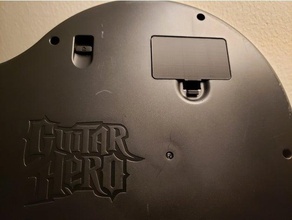 guitar hero controller coperchio della batteria 3d print model - Mito3D