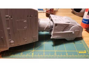 revell 1 53 at-at custom parts armor plate foot 3d print model - Mito3D