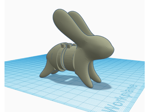 cork bunny wip pals wine 3d print model - Mito3D