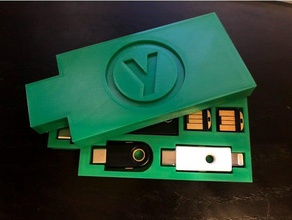 yubikey boîte de rangement yubico 3d print model - Mito3D