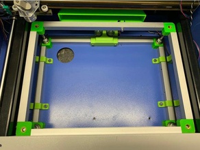 k40 laser tisch motorgetrieben motorisé lasertable chinalaser les émissions de co2 lasercut lasertisch table 3d print model - Mito3D