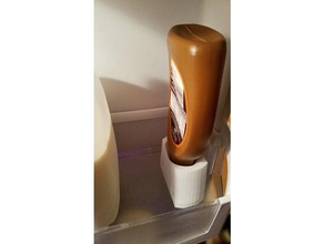 syrup bottle - inverted holder caramel chocolate 3d print model - Mito3D