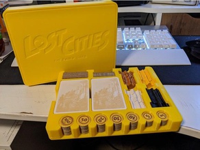 lost cities board game box organizer 3d print model - Mito3D