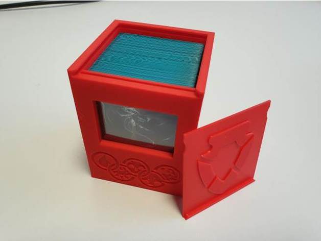 magic gathering commander deck box deckbox 3D print model - Mito3D