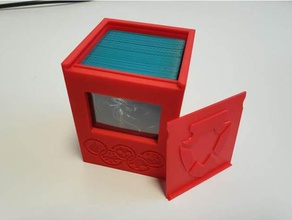 magic gathering commander deck box deckbox Magie sammeln 3d print model - Mito3D