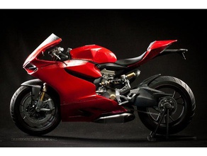 ducati 1199 superbike assembleia a montaje motorcicle panigale vehiculo youmagine 3d print model - Mito3D