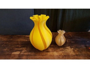 moment vase 3 décor de la décoration fleurs en spirale mode spiralized vases vaso 3d print model - Mito3D