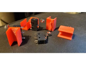 cnc 3018 upgraded endstop switch mount clips clip 3d print model - Mito3D
