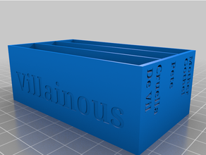 game organizer villainous 3d print model - Mito3D