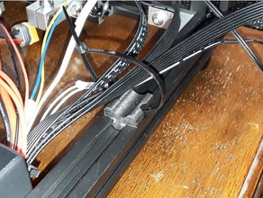 cable de silla montar abrazadera clip soporte gestión cables 3d print model - Mito3D